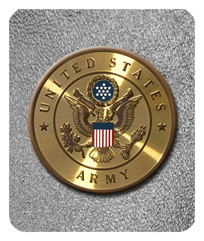 DF35 412 SH SL US Army Shimmer Silver Background